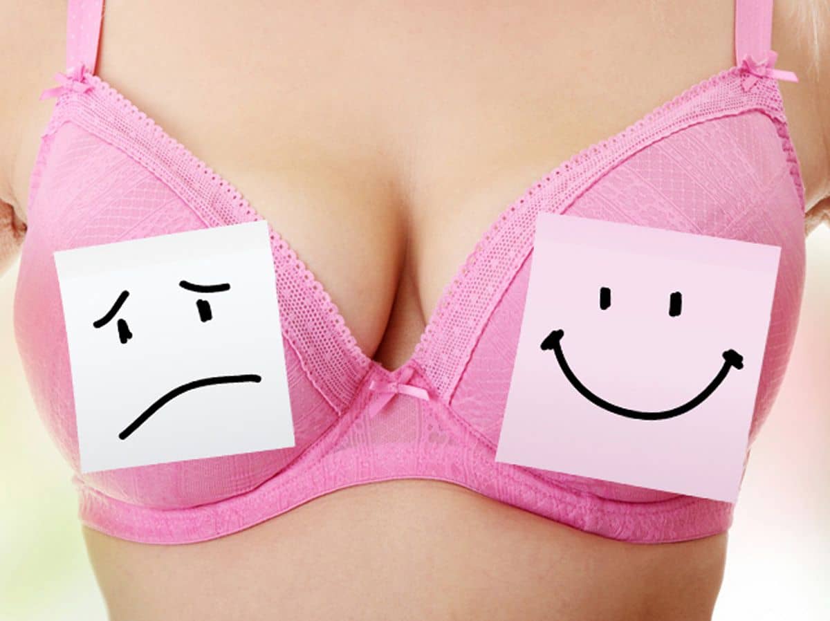 почему у женщин одна грудь меньше фото 62